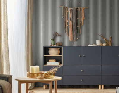 Рейка левая для стеновой панели Linerio S-LINE Grey (серый)